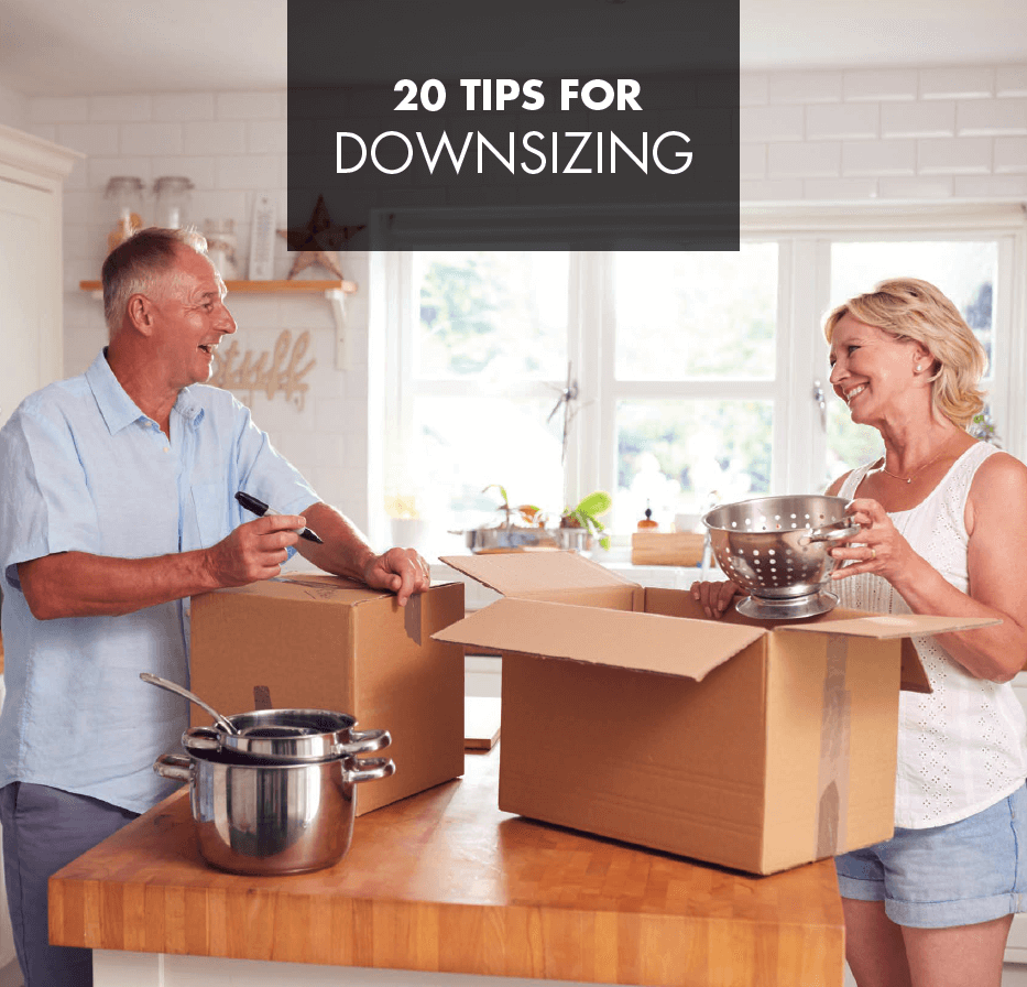 20 Tips For Downsizing