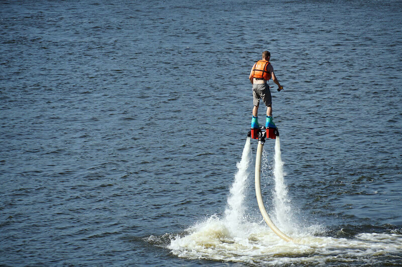 Get in Some Action by Flyboarding